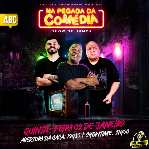 Na Pegada da Comédia  ABC 09.Jan 19h30