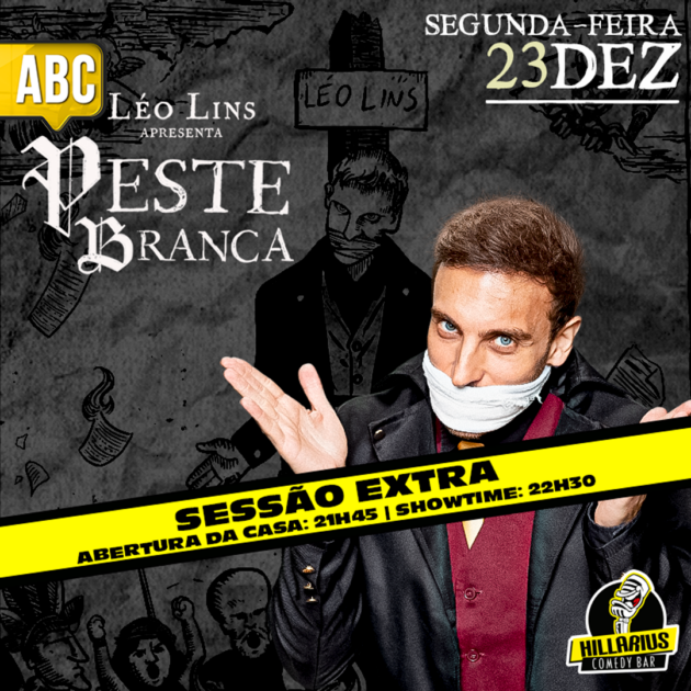 SESSAO EXTRA Leo Lins ABC 23.dez 21h30