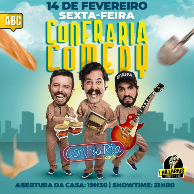 Confraria Comedy ABC 14.Fev 19h30