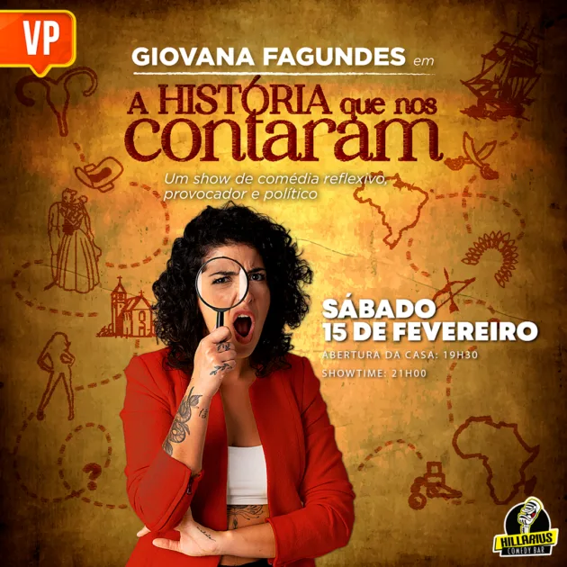 COMBO PROMOCIONAL:: Giovana Fagundes VP 15.Fev 19h30