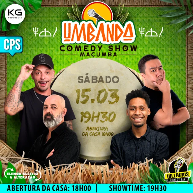 Umbanda Comedy Campinas 15.Mar 18h00