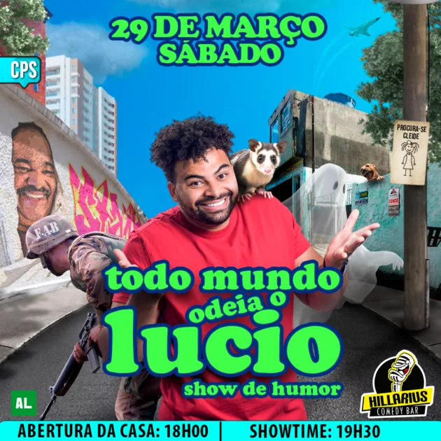 Lucio Sincero Comedy Campinas 29.Mar 18h00