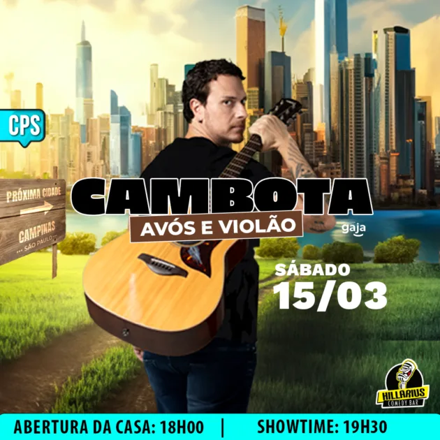 Fabiano Cambota Campinas 15.Mar 18h00