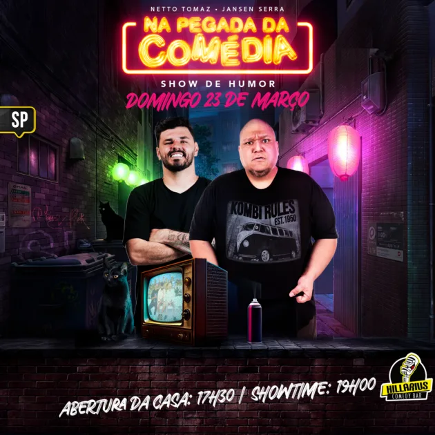 COMBO PROMOCIONAL:: Netto Tomaz e Jansen Serra SP 23.Mar 17h30