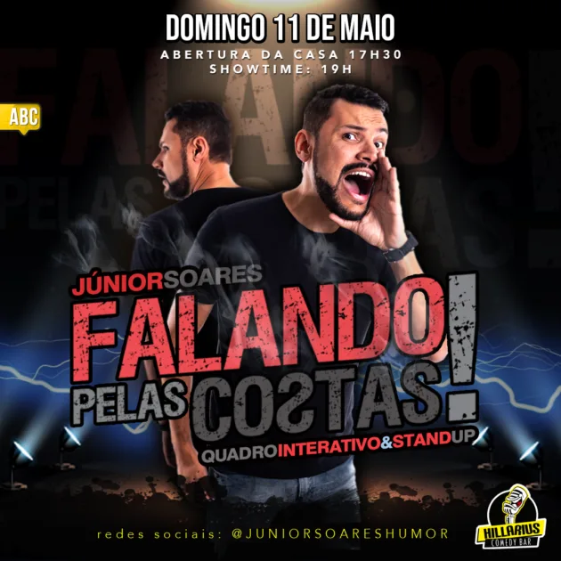 Combo Mãe e Filho:: Junior Soares  ABC 11.Mai 17h30