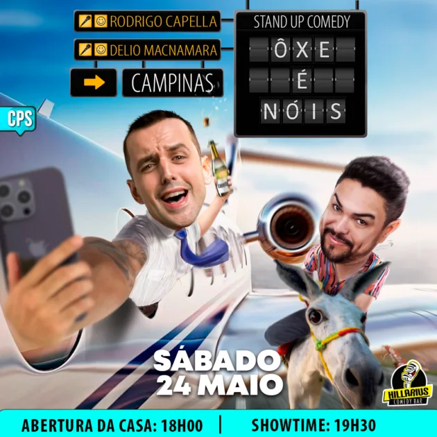 Delio Macnamara e Rodrigo Capella Campinas 24.Mai 18h00