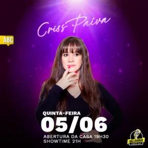 Criss Paiva ABC 05.Jun 19h30