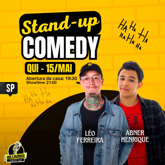 Abner Henrique e Leo Ferreira SP 15.Mai 19h30