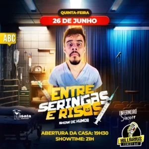 Enfermeiro Sincero  ABC 26.Jun 19h30