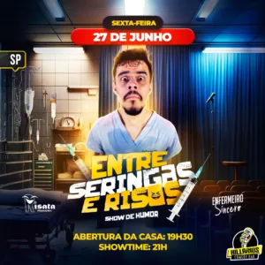 Enfermeiro Sincero SP 27.Jun 19h30