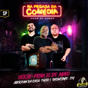 Jansen Serra, Neto Thomaz e Toninho Tornado SP 30.Mai 19h30
