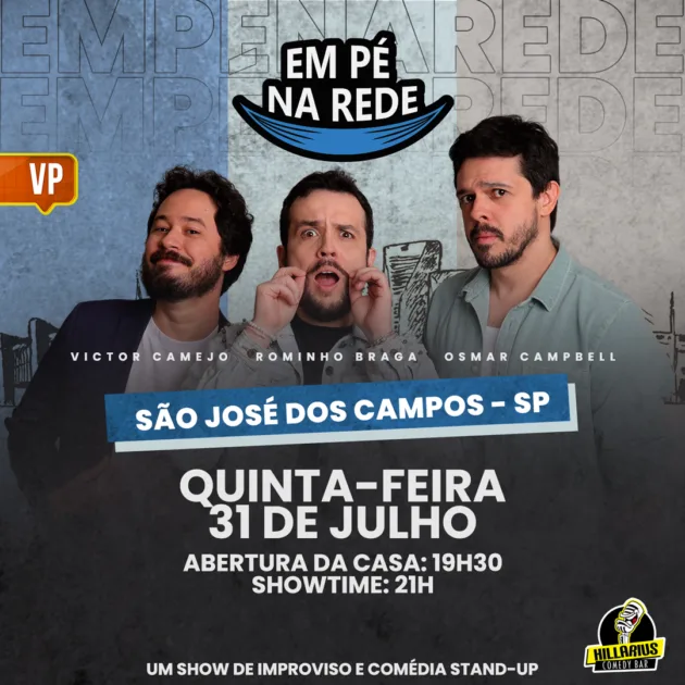 Em Pé na Rede VP 31.Jul 19h30