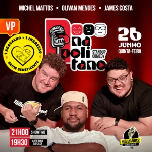 Show Beneficente:: Napolitano Comedy VP 26.Jun 19h30