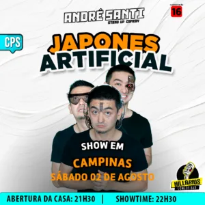 André Santi Campinas 02.Ago 21h30