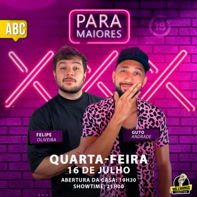 Para Maiores ABC 16.Jul 19h30