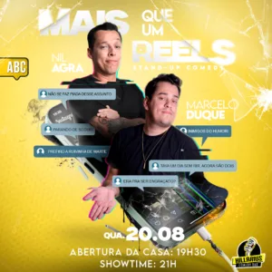 Marcelo Duque e Nil Agra ABC 20.Ago 19h30