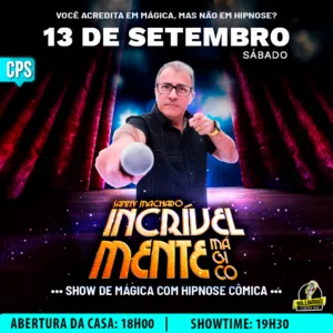 Sany Machado  Campinas 13.Set 18h00