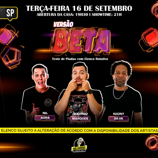 Versão Beta SP 16.Set 19h30