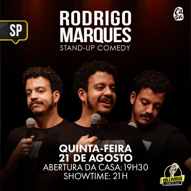 Combo Promocional:: Rodrigo Marques SP 21.Ago 19h30