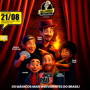 5inco de Paus ABC 21.Ago 19h30