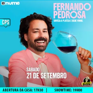 Xaveca a Plateia e Bebe Vinho com Fernando Pedrosa Campinas 21.Set 17h30
