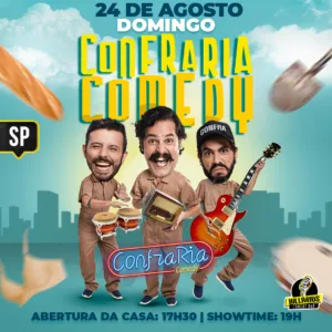 Confraria Comedy ABC 24.ago 17h30