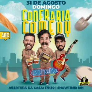 Confraria Comedy ABC 31.ago 17h30