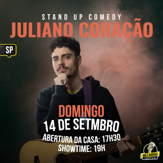 Juliano Coração  SP 14.Set 17h30