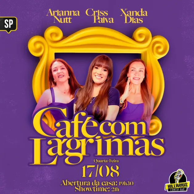 Criss Paiva, Arianna Nutt e Xanda Dias SP 17.Set 19h30