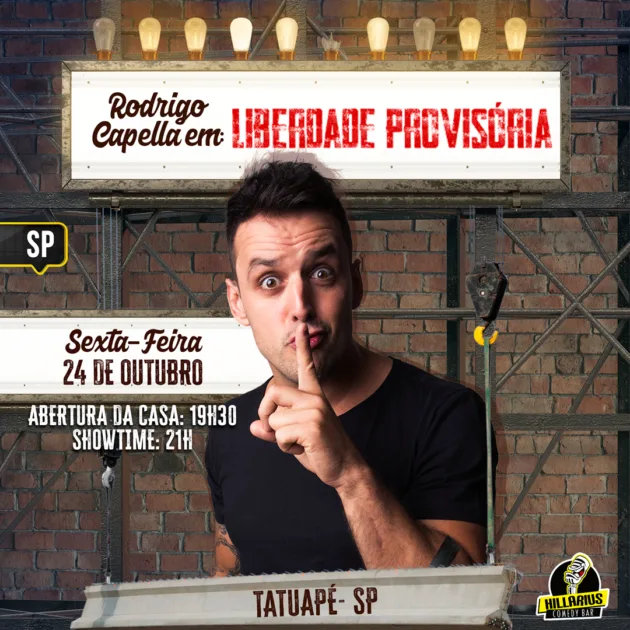 Rodrigo Capella  SP 24.Out 19h30