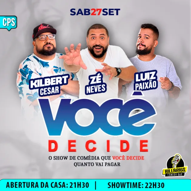 Voce Decide Campinas 27.Set 21h30