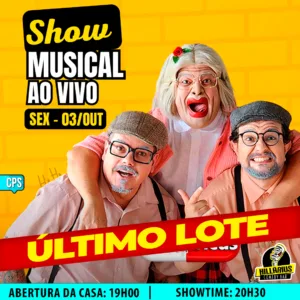 Ultimo Lote:: Musicos Geriatricus Campinas 03.Out 19h00