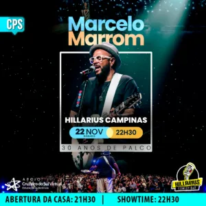 Marcelo Marrom Campinas 22.Nov 21h30