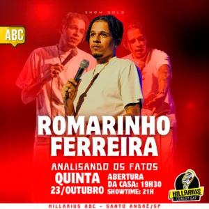Romarinho Ferreira ABC 23.Out 19h30