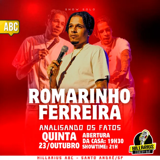 Romarinho Ferreira ABC 23.Out 19h30