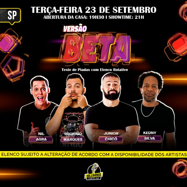 Combo Promocional:: Versão Beta SP 23.Set 19h30