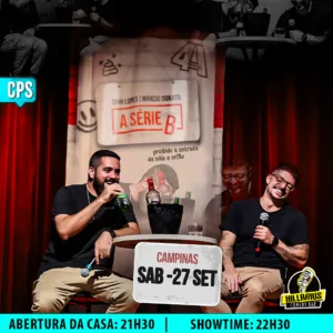 Dihh Lopes e Marcio Donato Campinas 27.Set 21h30