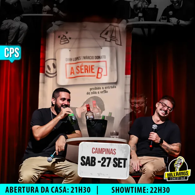 Dihh Lopes e Marcio Donato Campinas 27.Set 21h30