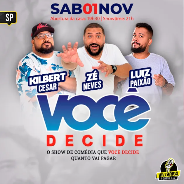 Você Decide SP 01.Nov 19h30