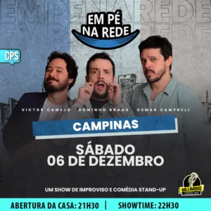 Em Pé na Rede Campinas 06.Dez 21h30