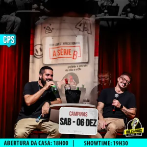 Dihh Lopes e Marcio Donato Campinas 06.Dez 18h00
