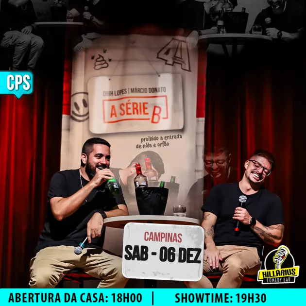 Dihh Lopes e Marcio Donato Campinas 06.Dez 18h00