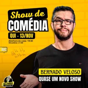 Bernardo Veloso ABC 13.Nov 19h30