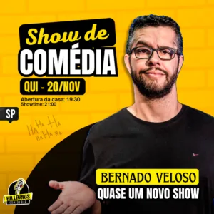 Bernardo Veloso SP 20.Nov 19h30