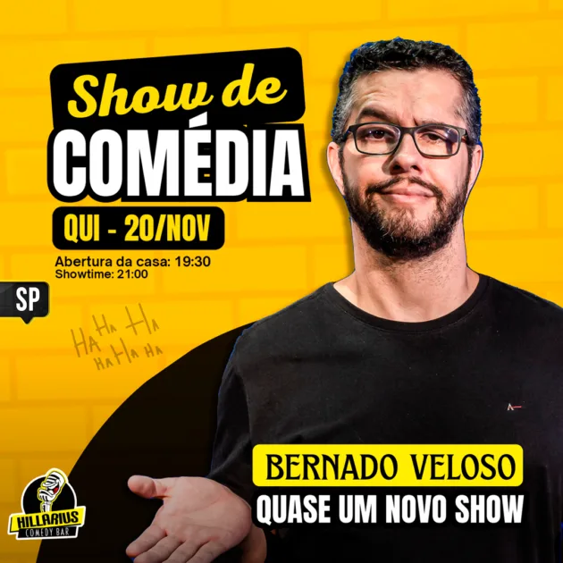 Bernardo Veloso SP 20.Nov 19h30