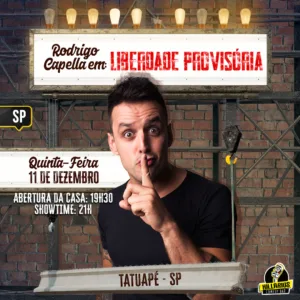 Rodrigo Capella SP 11.Dez 19h30