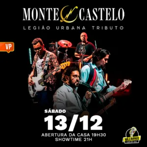 Musical Legiao Urbana VP 13.Dez 19h30