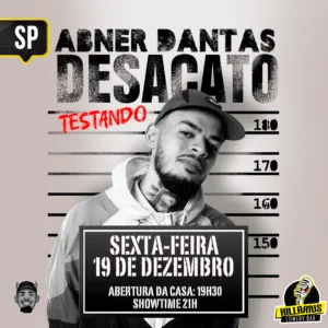 Abner Dantas SP 19.Dez 19h30