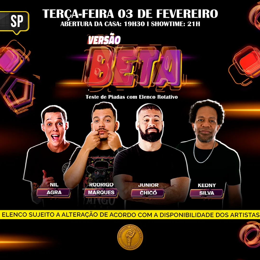 Versão Beta SP 03.Fev 19h30