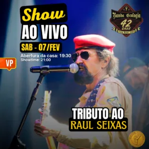 Tributo ao Raul Seixas VP 07.Fev 19h30